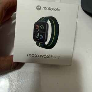 Motorola Moto Watch FIT - Black and Green never open new in the box